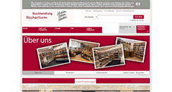 Desktop Screenshot of buchhandlung-buecherturm.de
